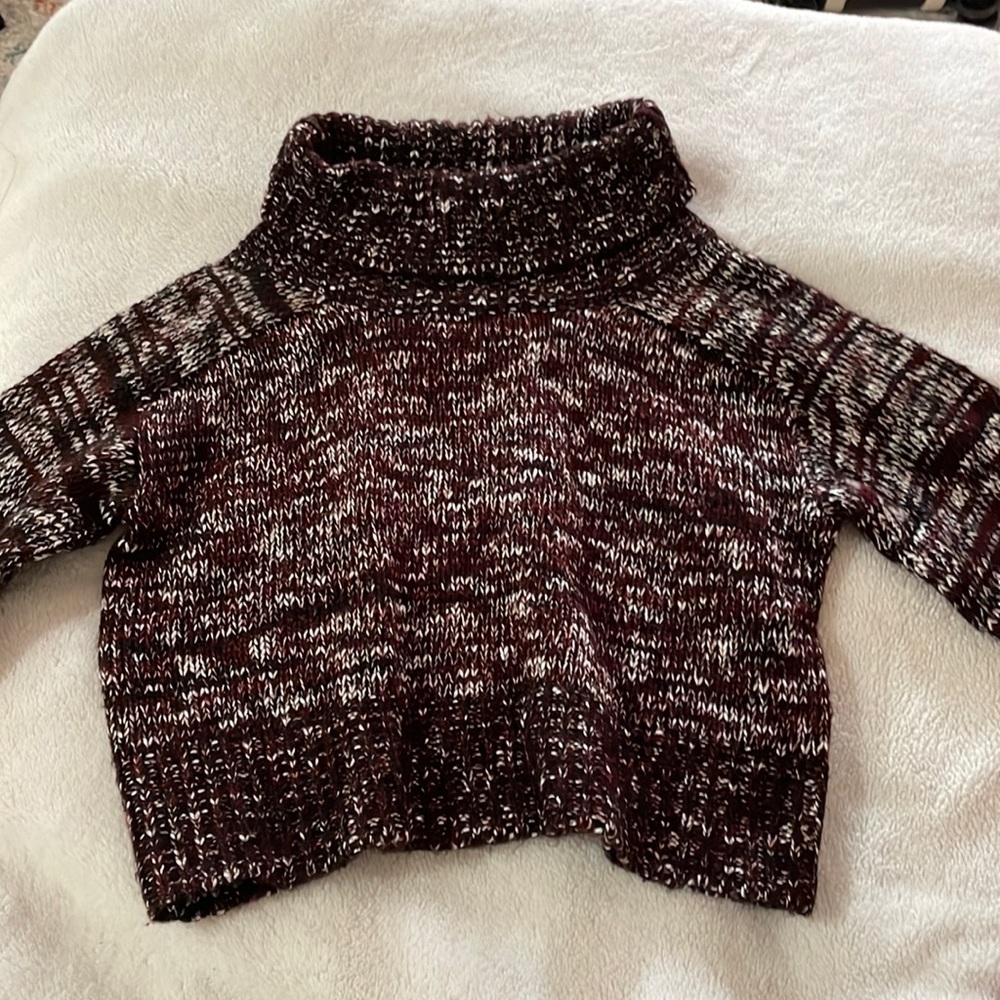 Women’s Cropped Turtleneck Sweater